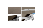 Store banne Semi-coffre COVER 4x3m - Motorisé à télécommande OMBRAZUR - 36