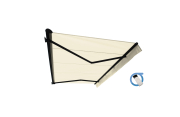 Store banne Semi-coffre COVER 5x3m - Motorisé à télécommande OMBRAZUR - 15