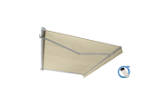 Store banne Semi-coffre COVER 5x3m - Motorisé à télécommande OMBRAZUR - 33