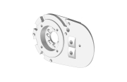 Joue support de bras gauche pour store banne PROTECT 2 blanc  - 2