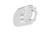 Joue support de bras droit V2 pour store banne PROTECT 2 blanc  - 2