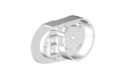 Joue support de bras gauche V3 pour store banne PROTECT 2 blanc  - 1