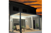 Pergola toile SUNLIGHT Gris anthracite - 4,00x4,00m OMBRAZUR - 10
