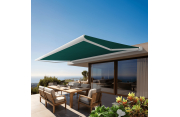 Store banne Coffre intégral PROTECT 2 Blanc Vert - 1