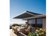 Store banne Coffre intégral PROTECT 2 Blanc  Gris anthracite - 1