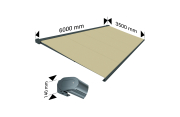 Store banne Coffre intégral PROTECT 2 Gris Anthracite Ecrue - 4