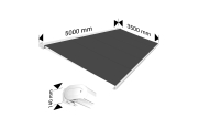Store banne Coffre intégral PROTECT 2 SMART Blanc Gris anthracite - 4