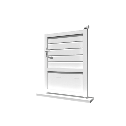 Portillon mixte Blanc - 1 2