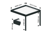 Pergola rétractable CONCEPT Ombrazur - 4