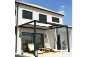 Pergola toile SUNLIGHT Gris anthracite - 3,00x4,00m OMBRAZUR - 8