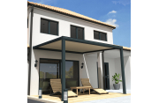 Pergola toile SUNLIGHT Gris anthracite - 3,50x4,00m OMBRAZUR - 7