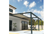 Pergola toile SUNLIGHT Gris anthracite - 7,00x3,50m OMBRAZUR - 8