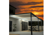 Pergola toile SUNLIGHT Gris anthracite - 8,00x3,00m OMBRAZUR - 10