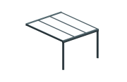 Pergola isotoit® CLASSIC Gris anthracite 3,74x4,00m OMBRAZUR - 3