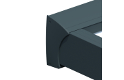 Pergola isotoit® CLASSIC Gris anthracite 4,96x3,00m OMBRAZUR - 4