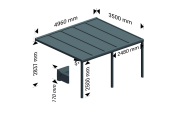 Pergola isotoit® CLASSIC Ombrazur - 5