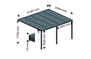 Pergola isotoit® CLASSIC Ombrazur - 5