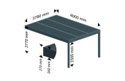 Pergola isotoit® MODERN - 4