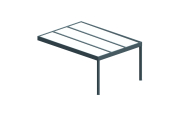 Carport isotoit® MODERN Gris anthracite 5,02x4,00m OMBRAZUR - 3