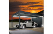 Carport isotoit® MODERN Gris anthracite 5,02x5,00m OMBRAZUR - 2