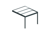 Pergola isotoit® CONFORT rétractable Gris anthracite 4,00x3,10m OMBRAZUR - 5