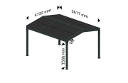Pergola solaire ENERGY 2 pentes - Ombrazur - 8